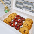 Cookies & Mixed Berry Gift Box with chocolate chip cookies and berry-filled chocolates