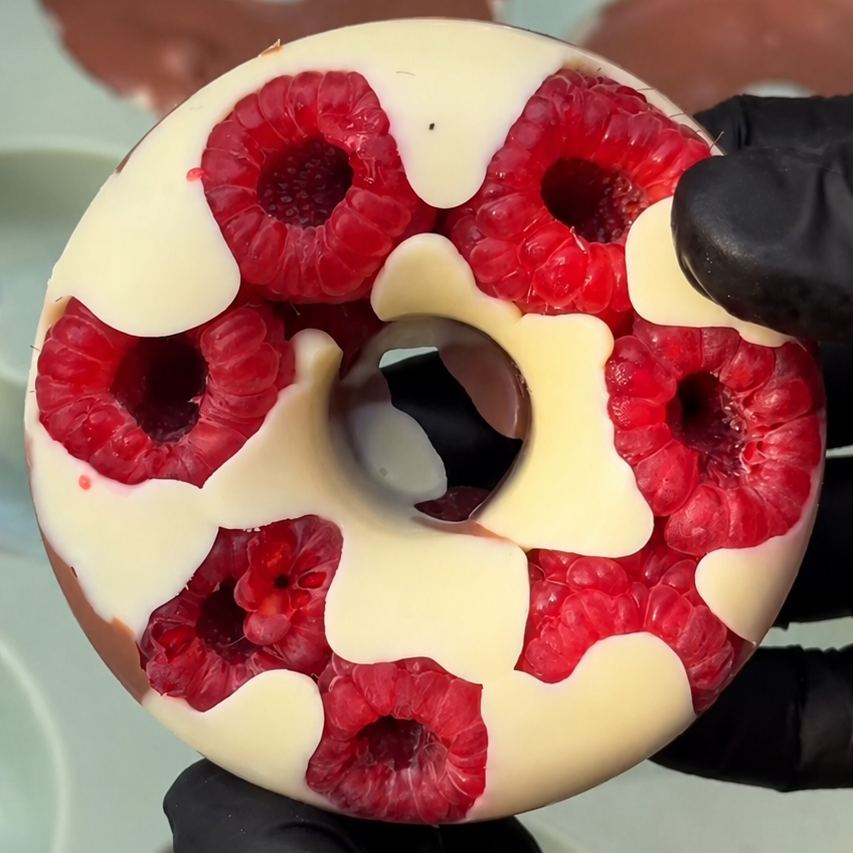 Raspberry Chocolate-Covered Box